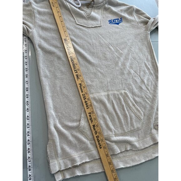 Good Land Supply Co Seattle Hoodie Sweatshirt Mens Medium Liunge Soft Teddy NEW - Picture 5 of 7